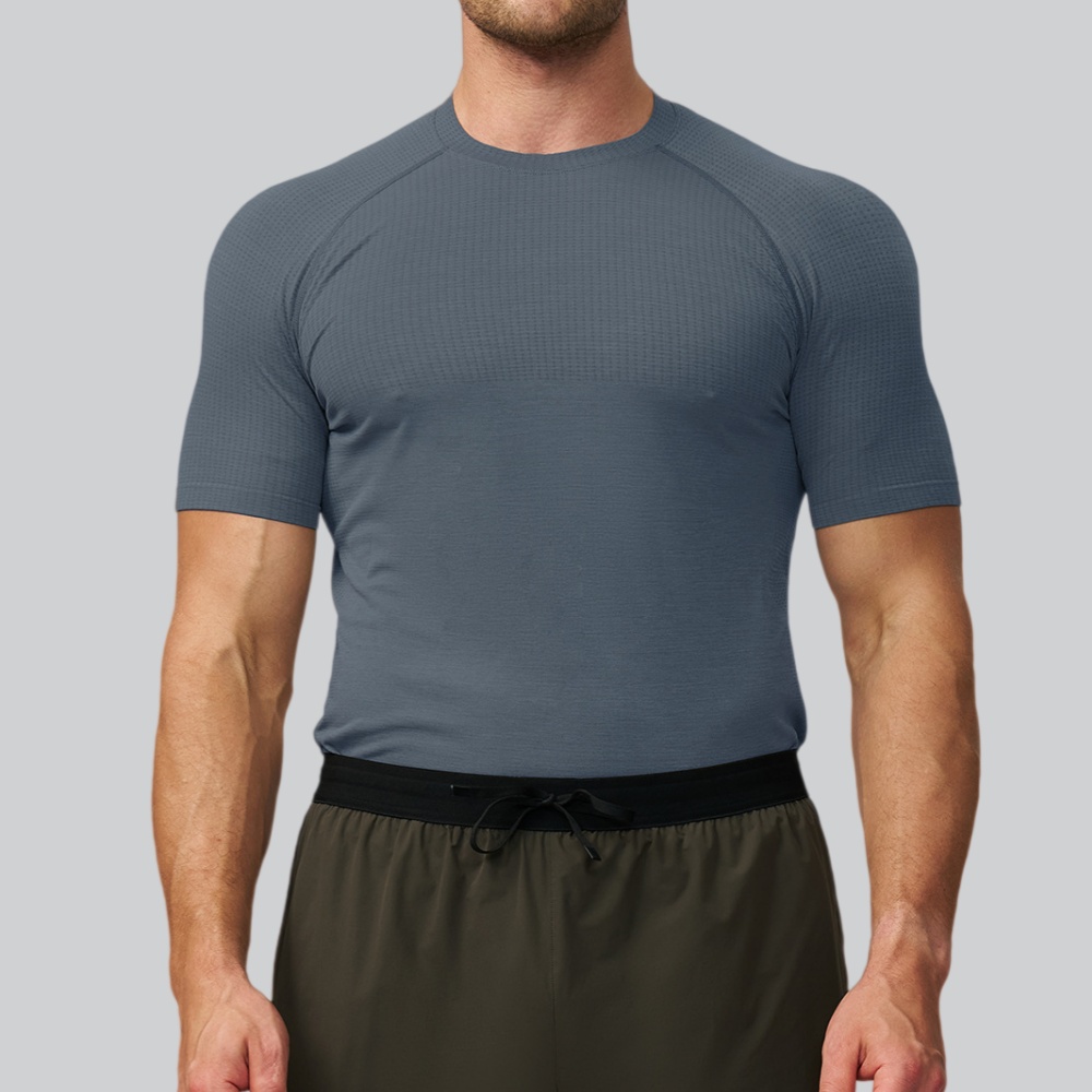 Sports Equipment For Running - Men's Solid Color Sports T-shirt Gym