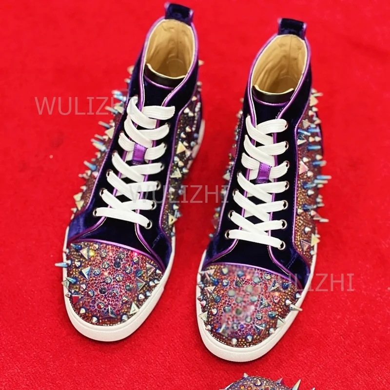 Dark Purple Crystal Rivet Men  - đánh giá và giá Sports Equipment For Running